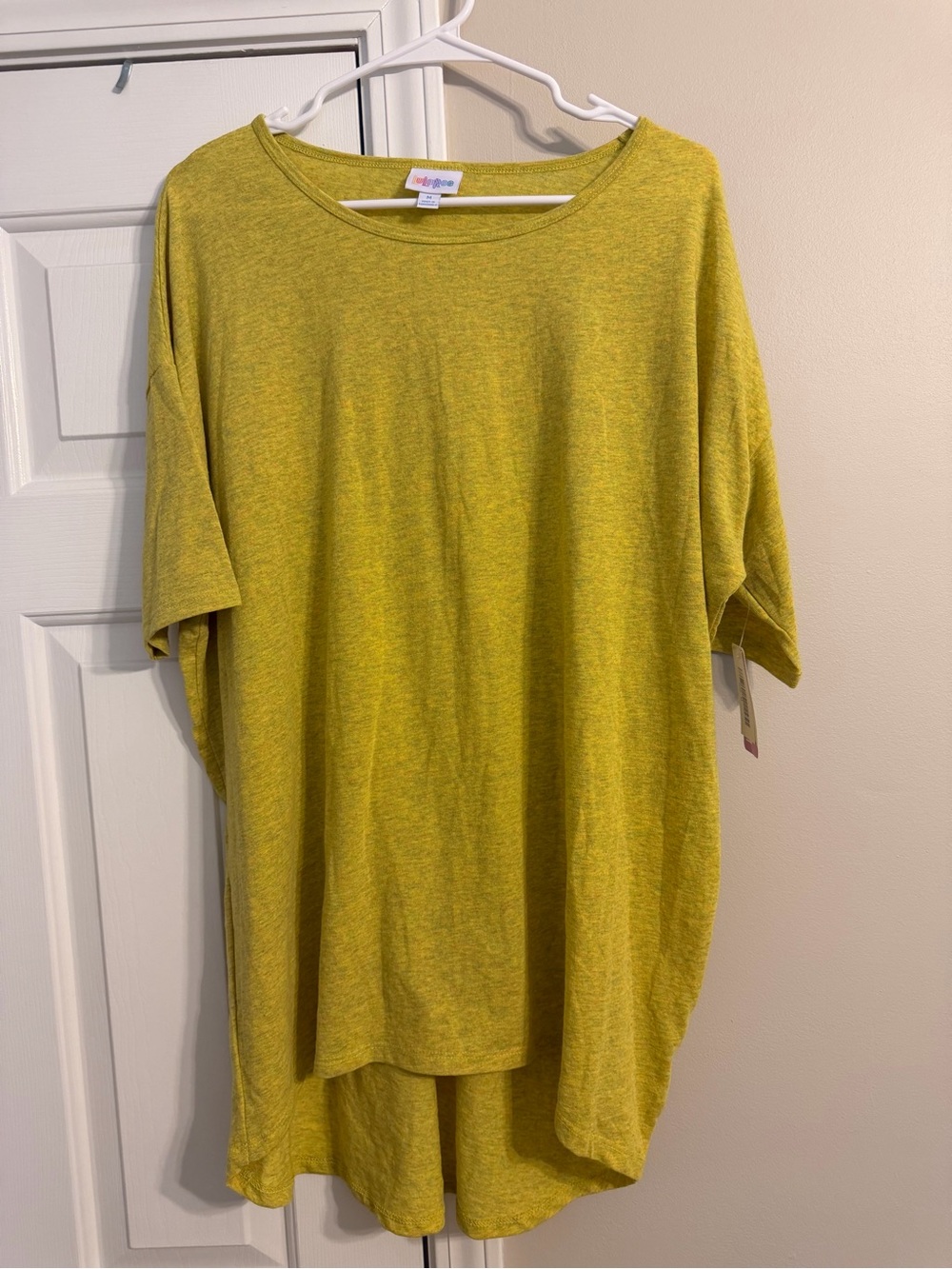 LuLaRoe Heathered Mustard Oversized Tunic
